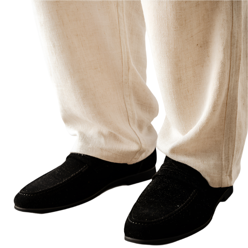 TheighT | Suede Penny Loafers