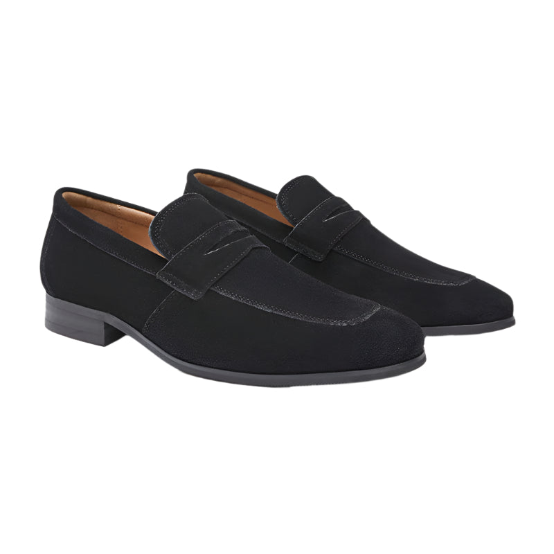 TheighT | Suede Penny Loafers