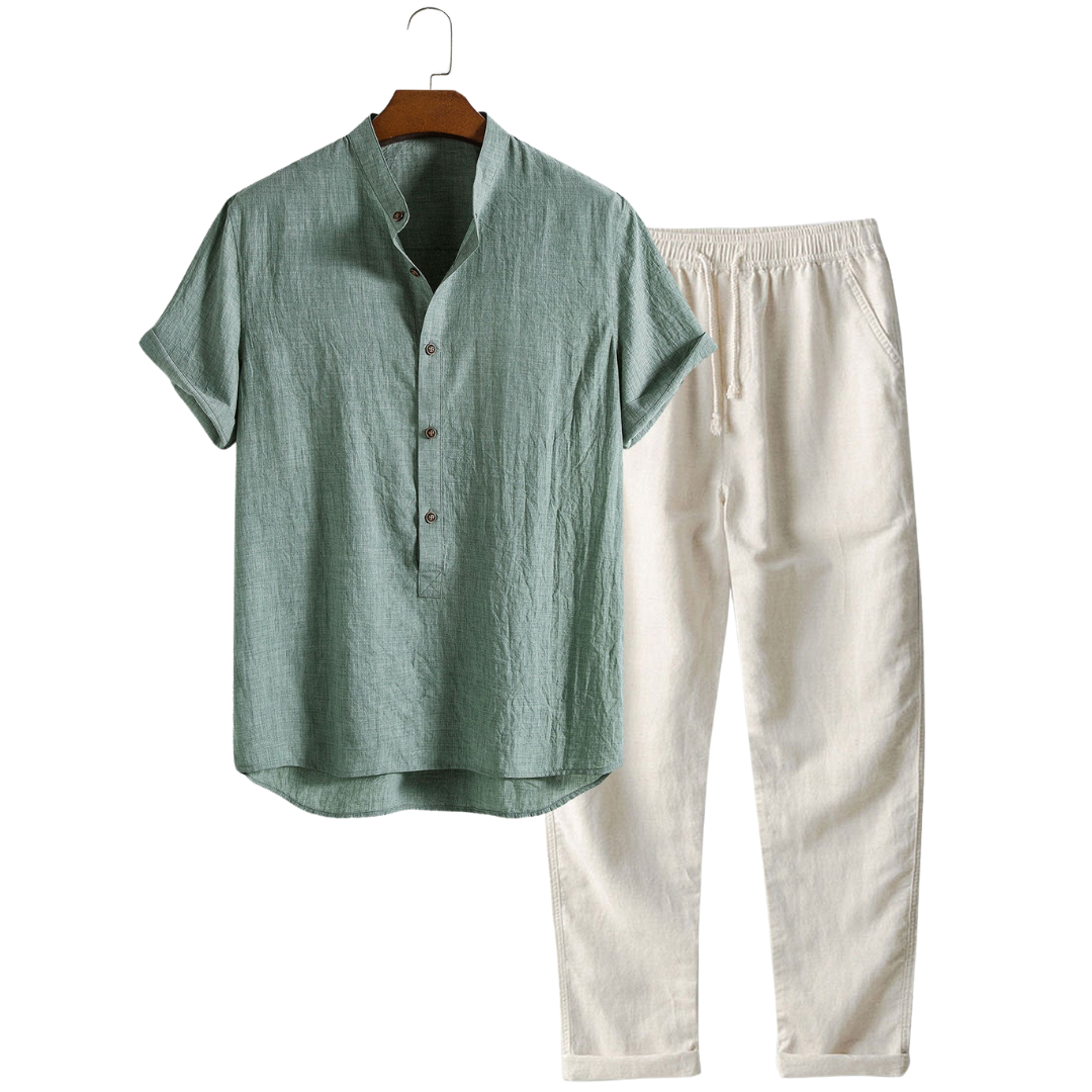 Dominica - TheighT Short-Sleeved Set