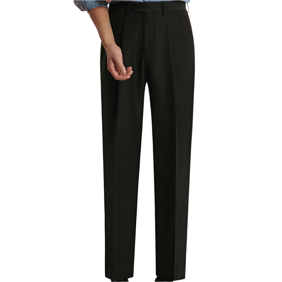Urban Men's Slim-Fit Business Casual Trousers - Non-Iron