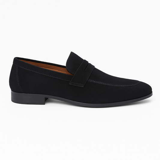 TheighT | Suede Penny Loafers