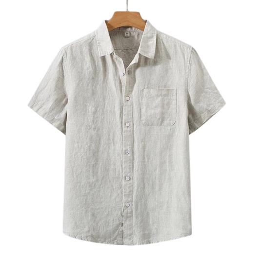 Cannes - TheighT Linen Shirt (Shortsleeve)