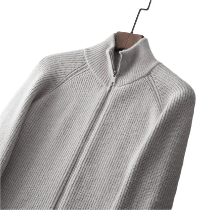 TheighT 100% Merino Wool ZIPPED CARDIGAN