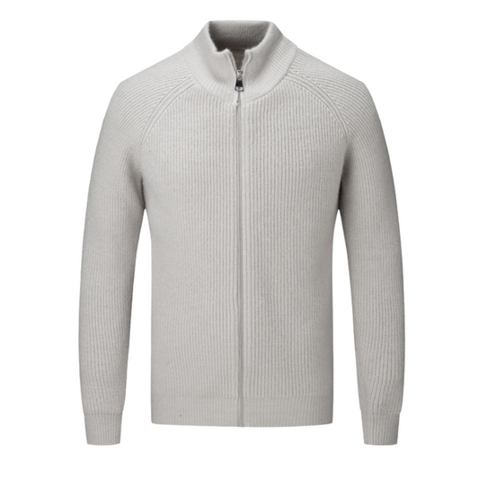 TheighT 100% Merino Wool ZIPPED CARDIGAN