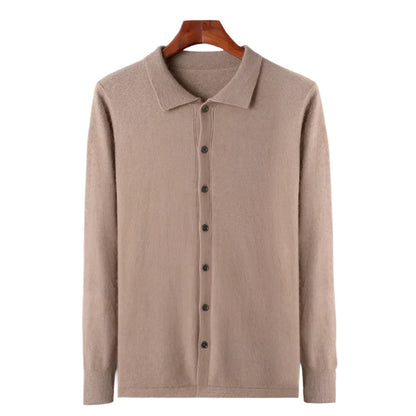 100% TheighT Cashmere Polo Button