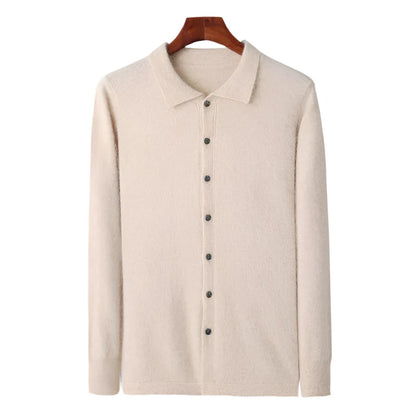 100% TheighT Cashmere Polo Button
