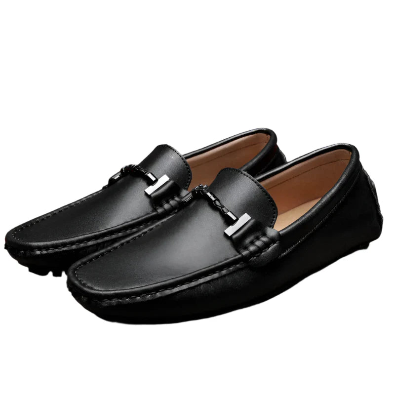 Giovanni Leather Moccasins