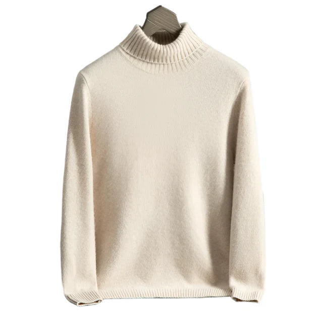100% TheighT Cashmere Turt  Leneck