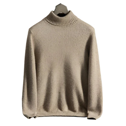 100% TheighT Cashmere Turt  Leneck