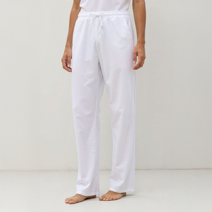TheighT Cotton & Linen Blend Drawstring Pants