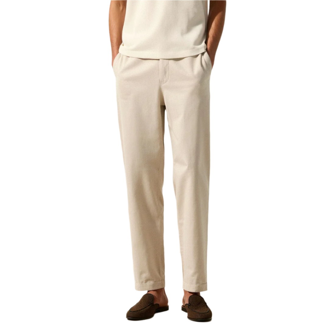 TheighT Regular Fit Linen Loose Pants