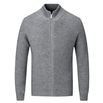 TheighT 100% Merino Wool ZIPPED CARDIGAN