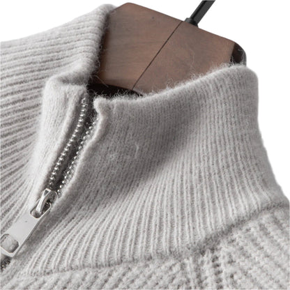 TheighT 100% Merino Wool ZIPPED CARDIGAN