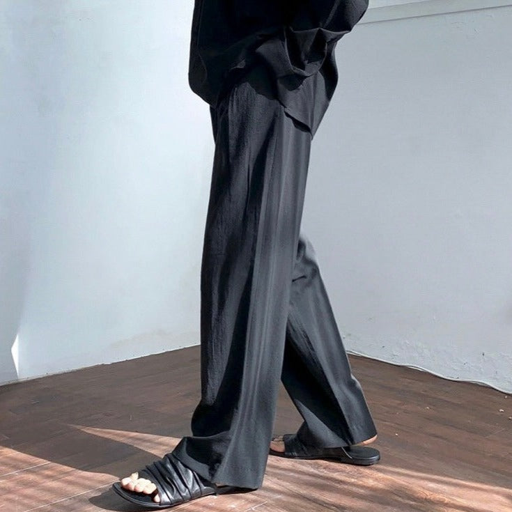 Mogador Wide Leg Linen Pant