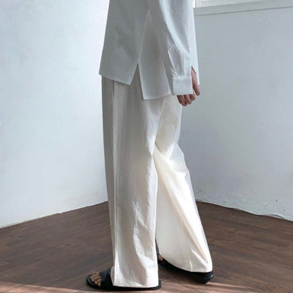 Mogador Wide Leg Linen Pant